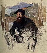 Claude Monet Self-Portrait painting